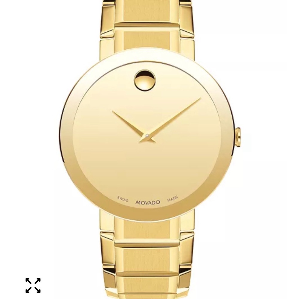 Movado
Men's Swiss Sapphire Gold-Tone PVD Stainless Steel Bracelet Watch 39mm